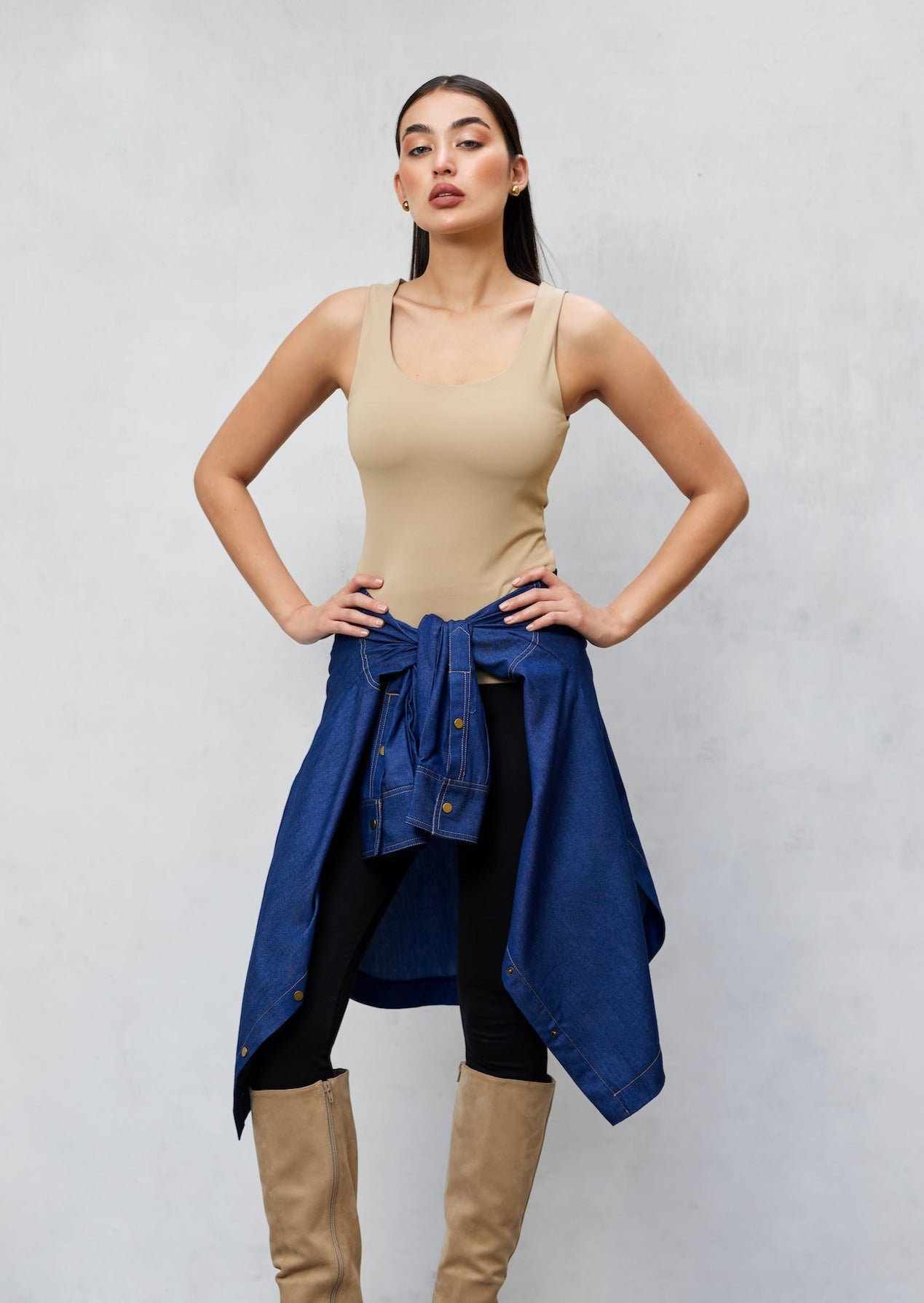 2 x 1 Lycra Basic Top