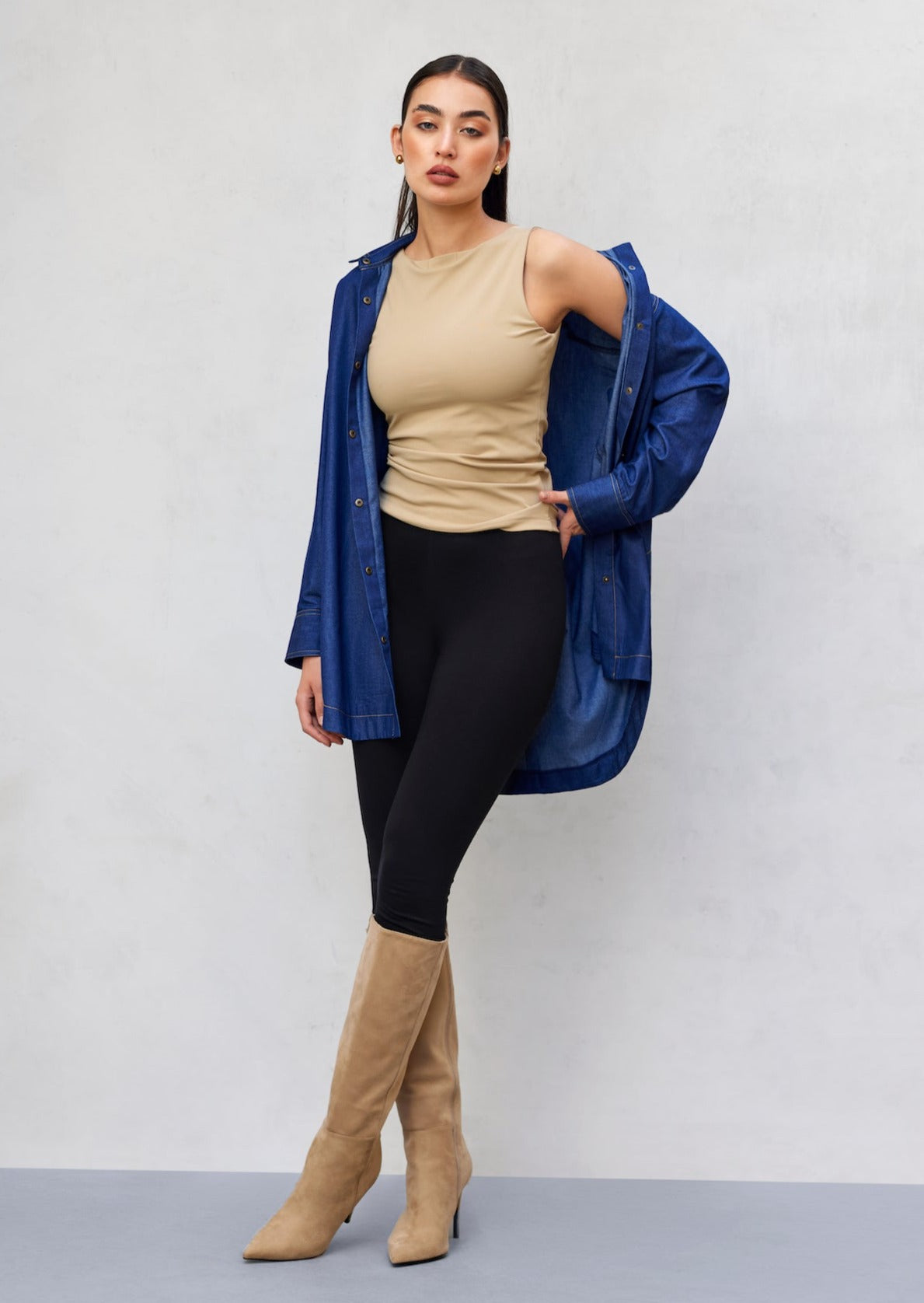 2 x 1 Lycra Basic Top