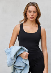 2 x 1 Lycra Basic Top