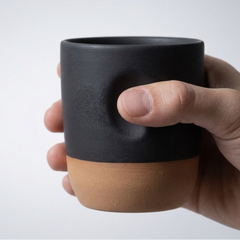 Mug With Thumb Dimple Holds