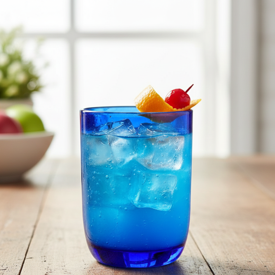 1 Colored Glass Cup
