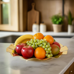 Ruffles Brass Tray