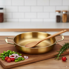 Golden Plated Stainless Steel Serving Pans
