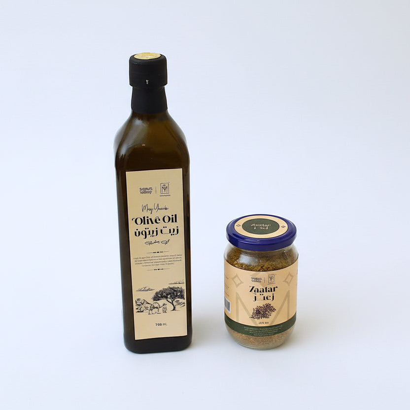 Olive Oil & Palestinian Style Zaatar
