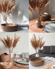Handmade woven storage