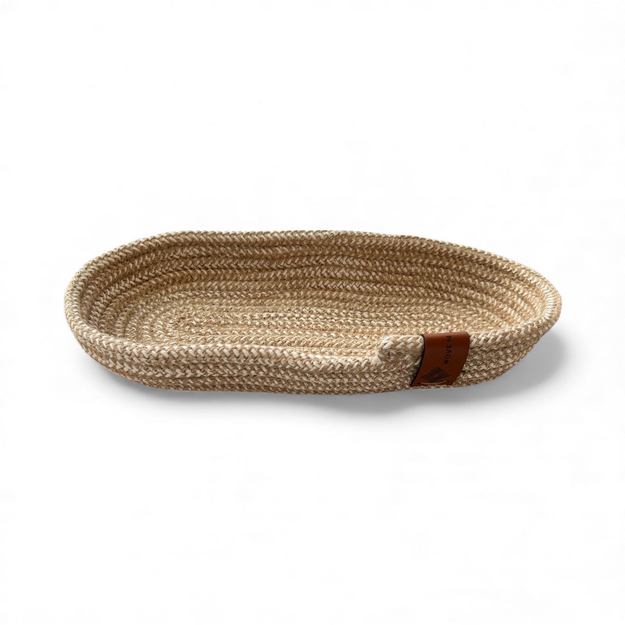 Handmade Woven Cotton oval plate