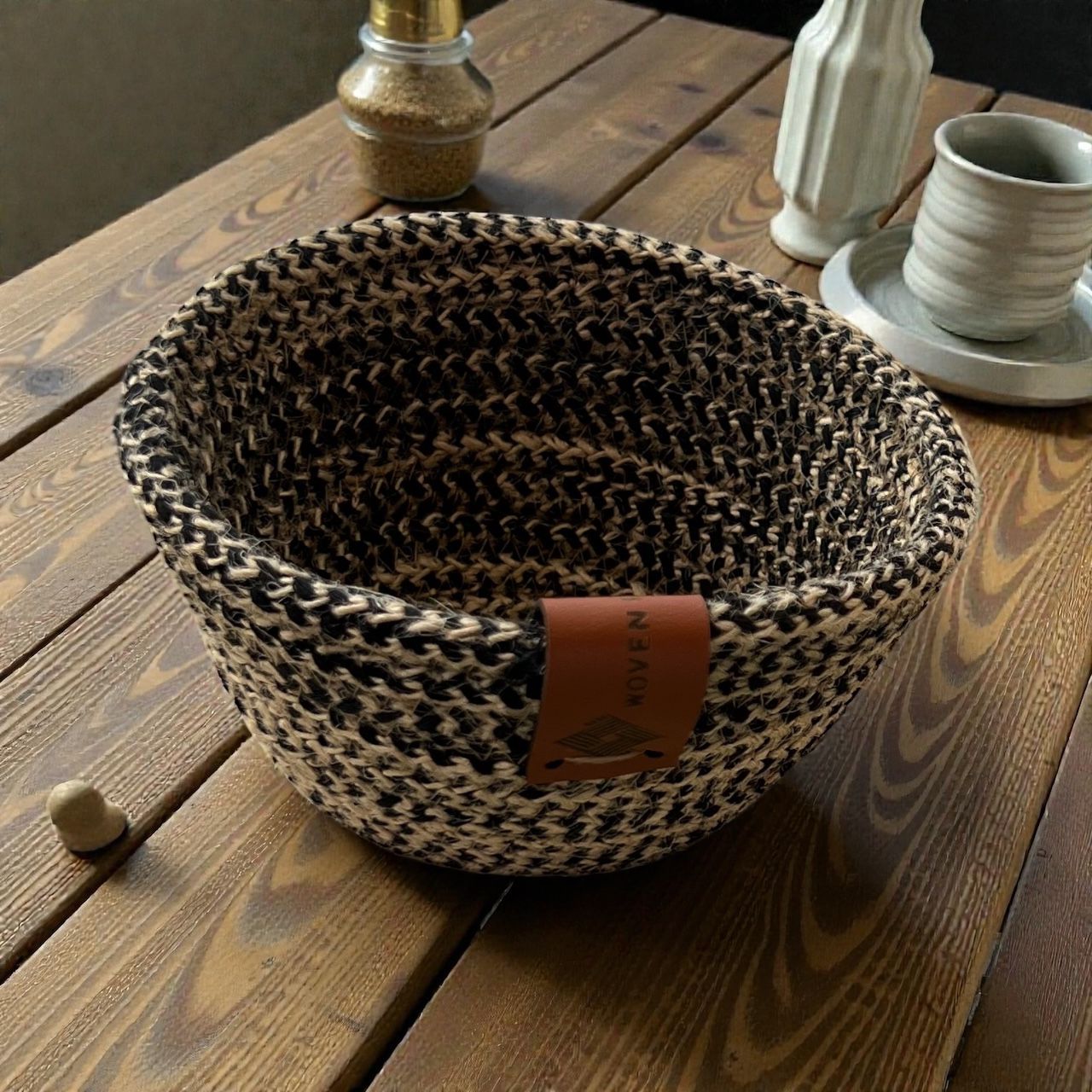 Handmade Woven Cotton Small Bowl