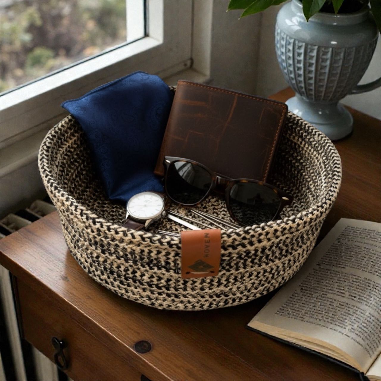 Handmade Woven Cotton round plate