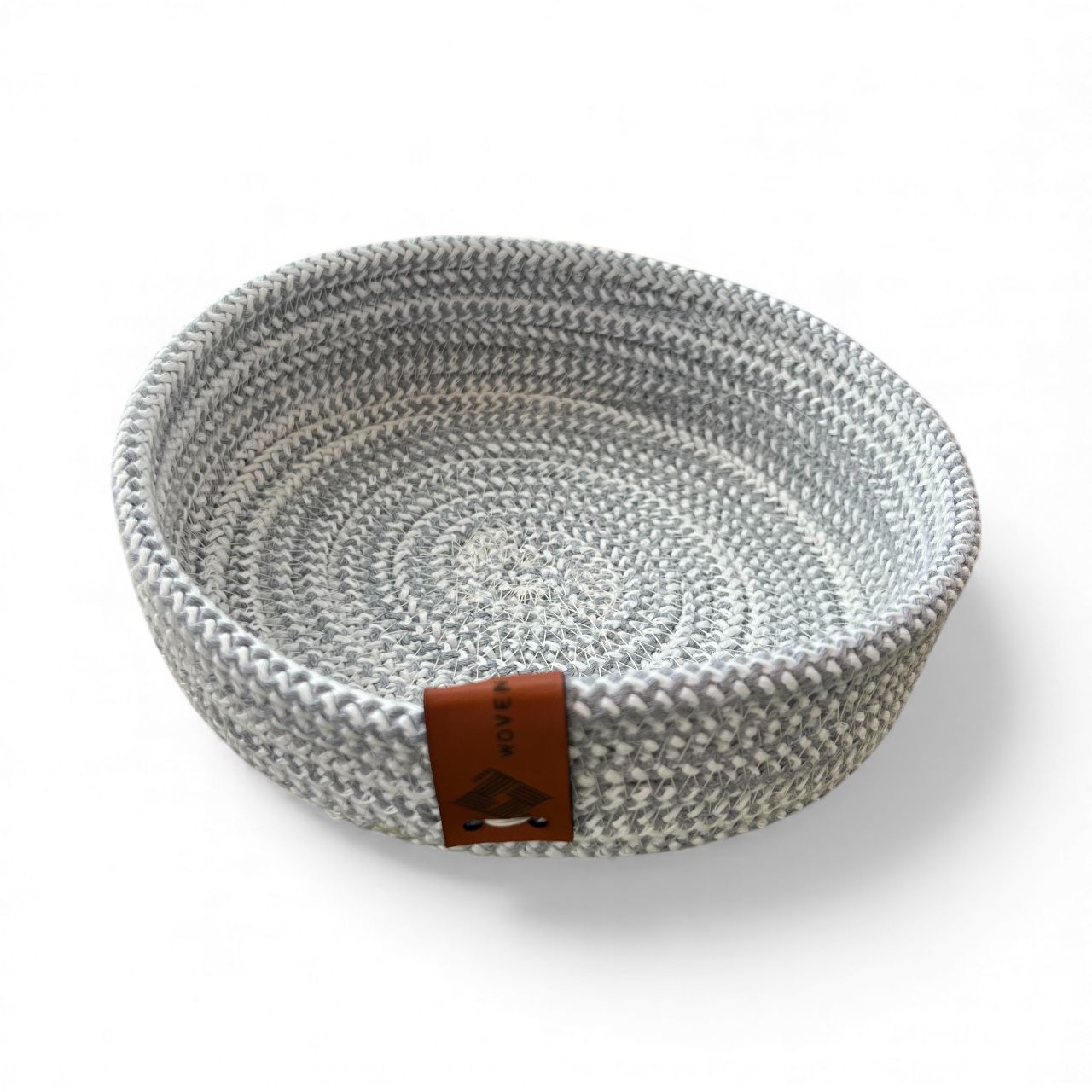 Handmade Woven Cotton small round plate