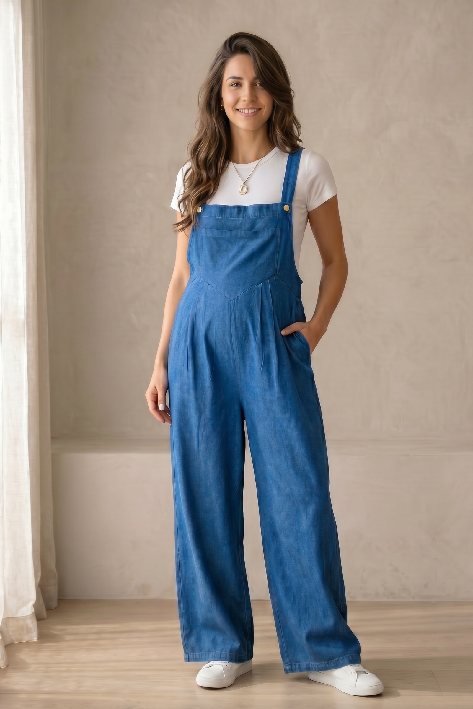 Soft Denim Overall