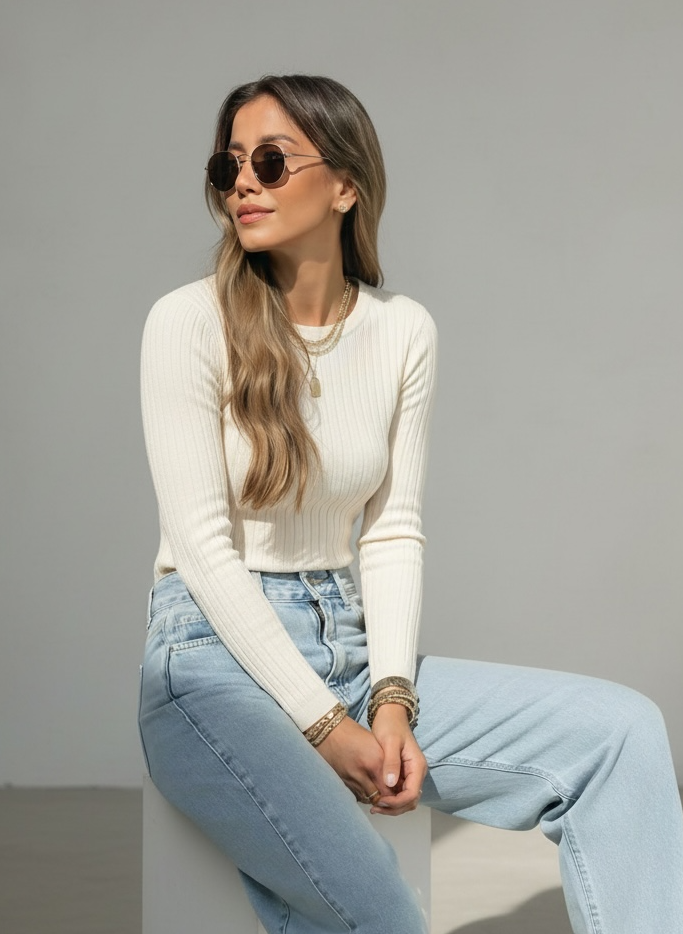 SlimLine Wide Jeans