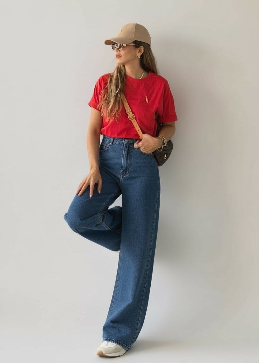 SlimLine Wide Jeans