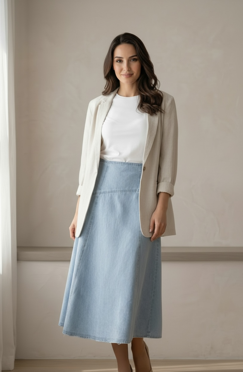 Essential Denim Skirt