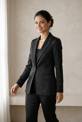 Satin Chic Blazer