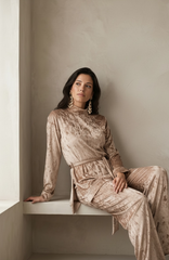 Fit & Flare Velvet Set