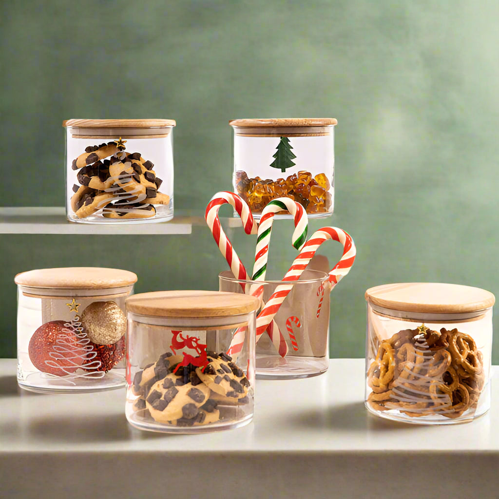 Essentials Jar - Frosted Christmas Tree
