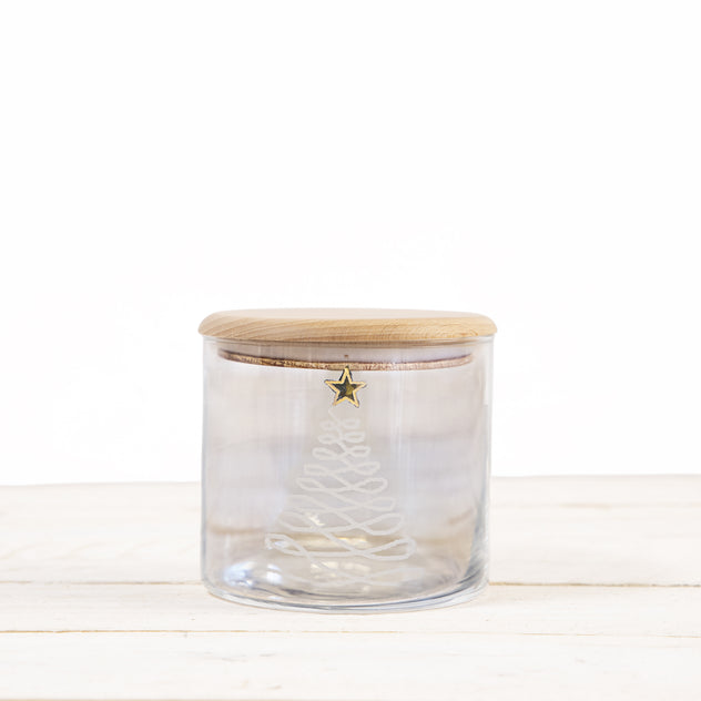 Essentials Jar - Frosted Christmas Tree