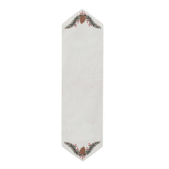 Pine Cone Blossom Table Runner