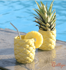 Piña pottery cup