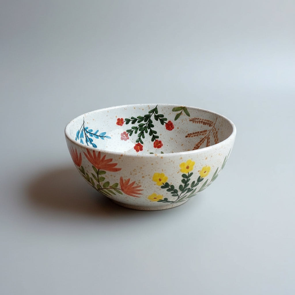Flowers Salad Bowl