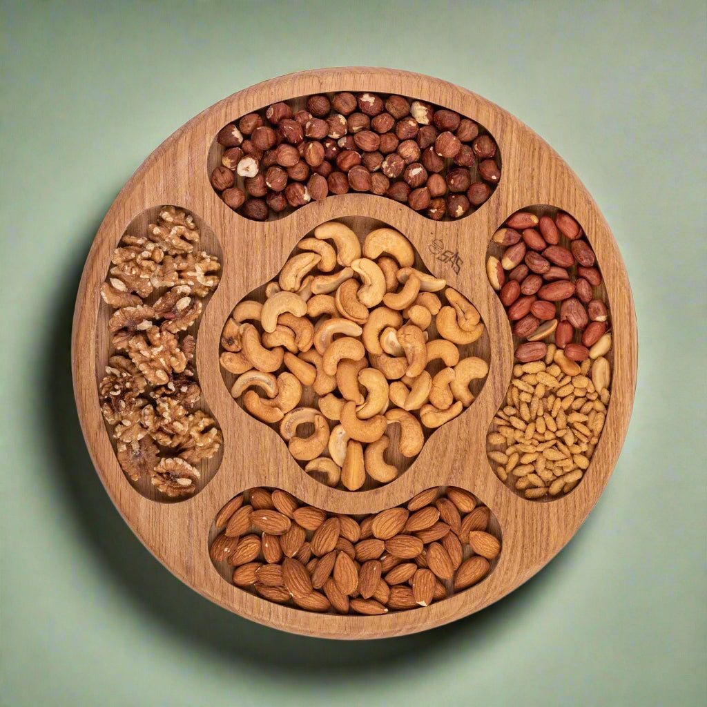 Ordiver Round Snack Tray