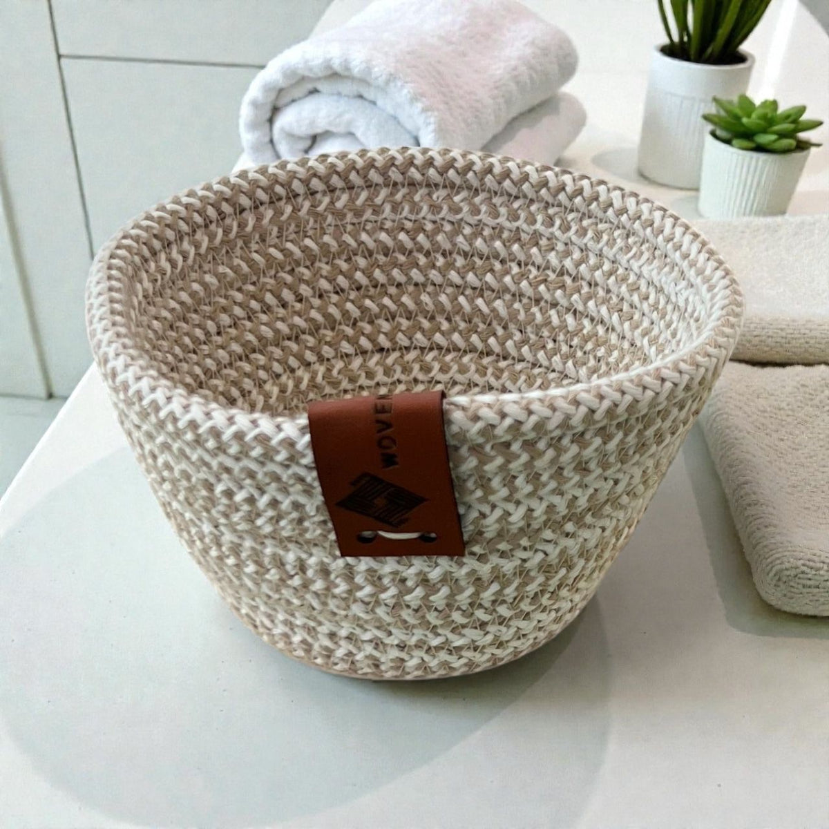 Handmade Woven Cotton Small Bowl