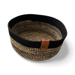 Handmade Woven Cotton round basket