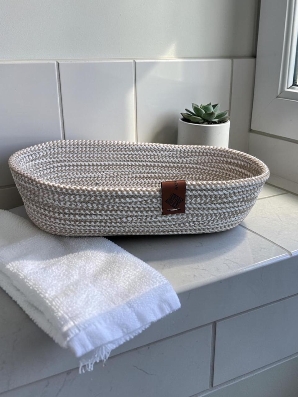 Handmade Woven Cotton basket