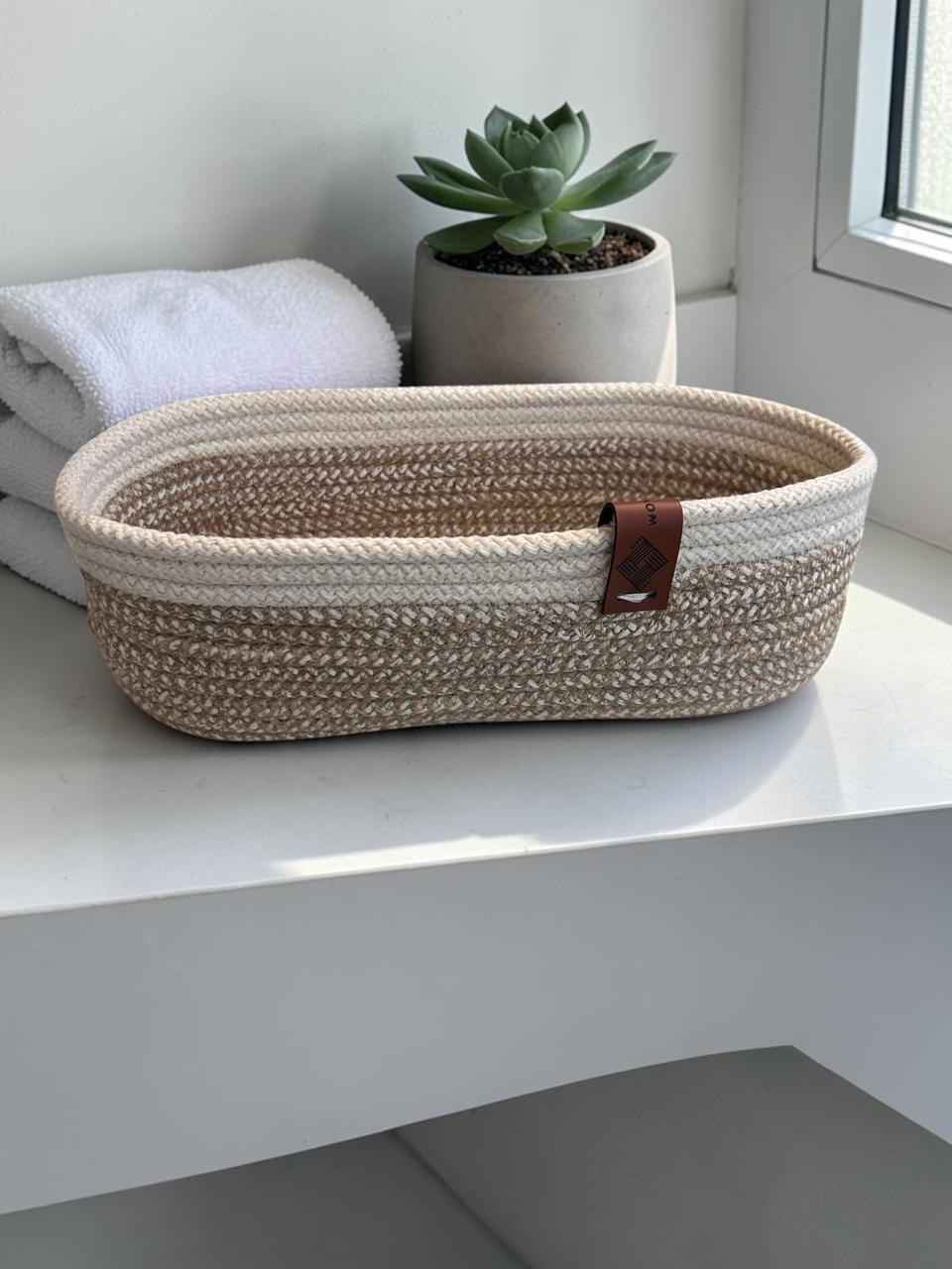 Handmade Woven Cotton basket