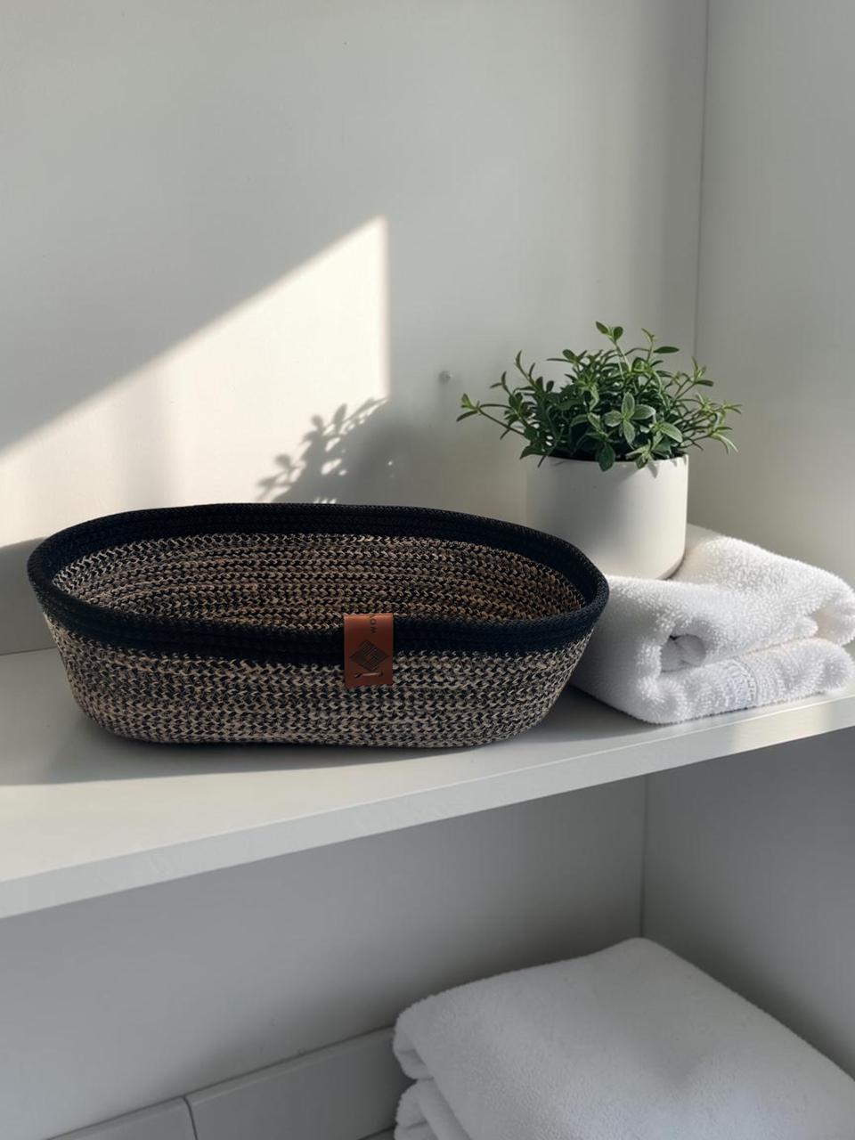 Handmade Woven Cotton basket
