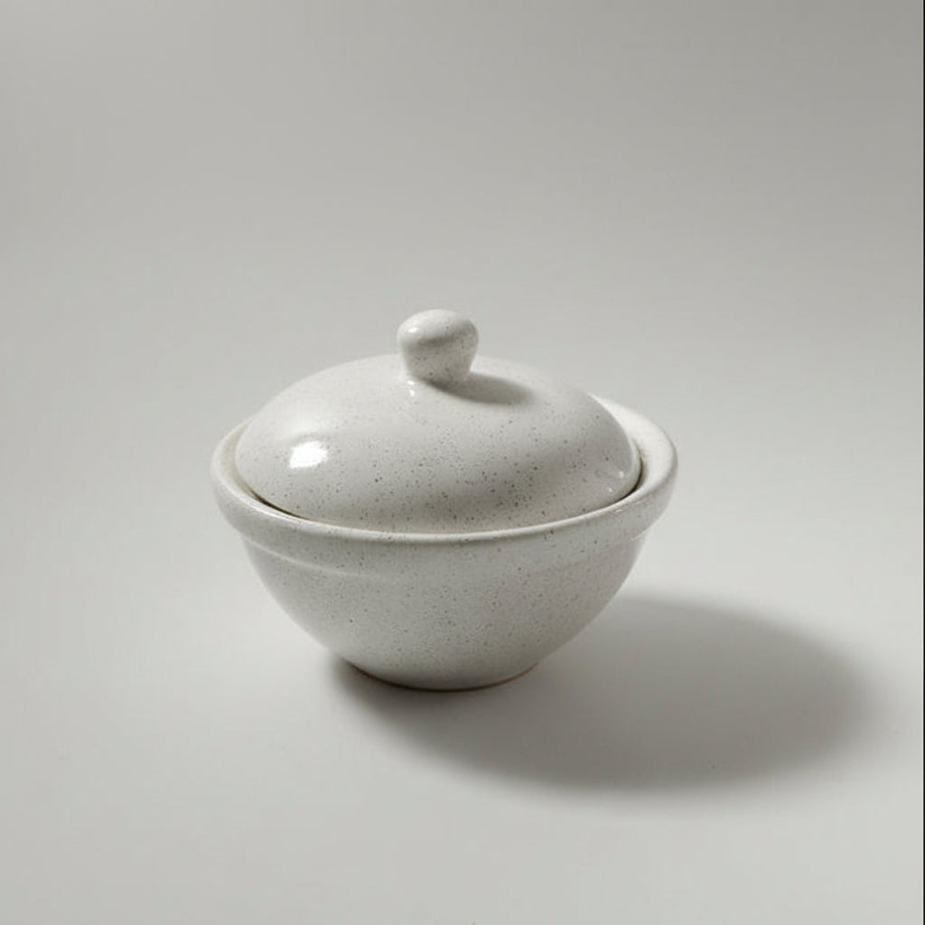 Pottery Lidded Bowl