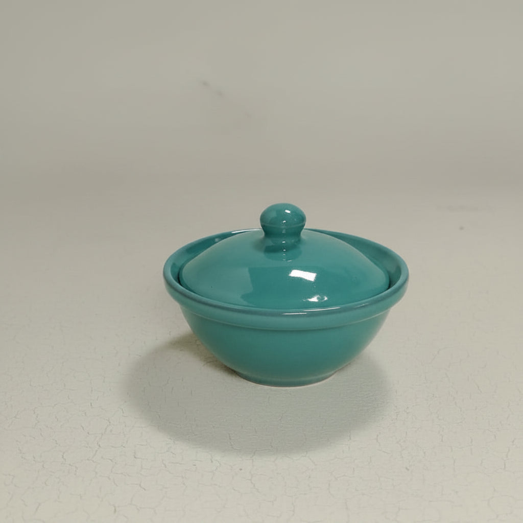 Pottery Lidded Bowl