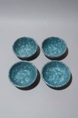 Blue Pottery Sauce Bowl