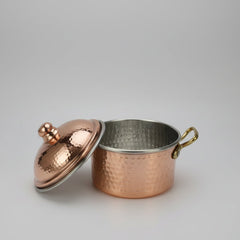 Handmade Hammered Copper Pot